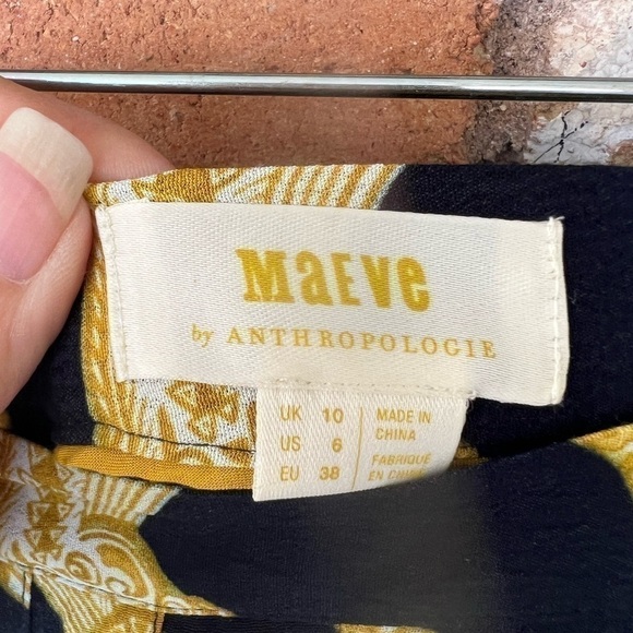 Anthropologie Maeve Pleated Horse Skirt - Picture 5 of 10